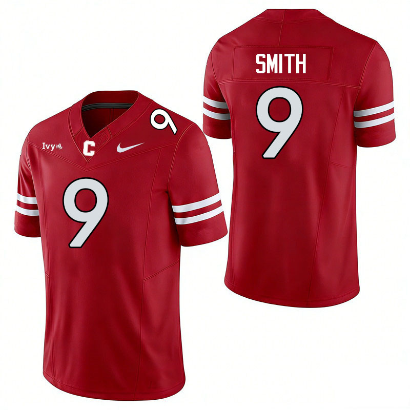 Cornell Big Red #9 Doryn Smith College Football Jerseys,Uniforms Stitched-Red